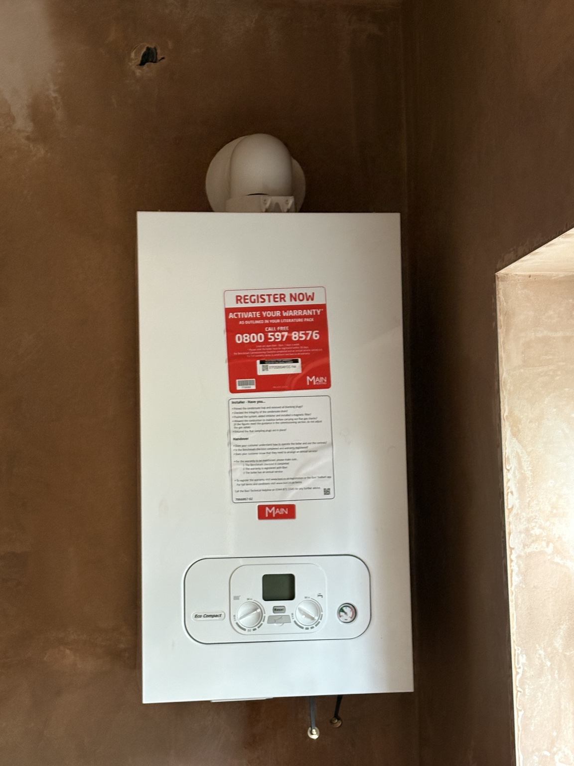 Main boiler installed by Norton Heating